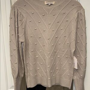 Juniors Beige Sweater